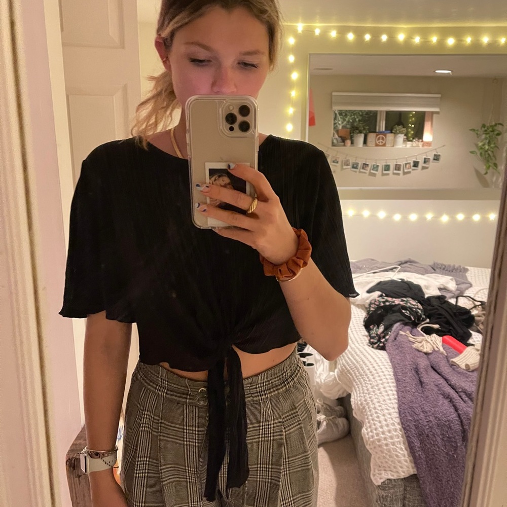 Fun cropped blouse!!